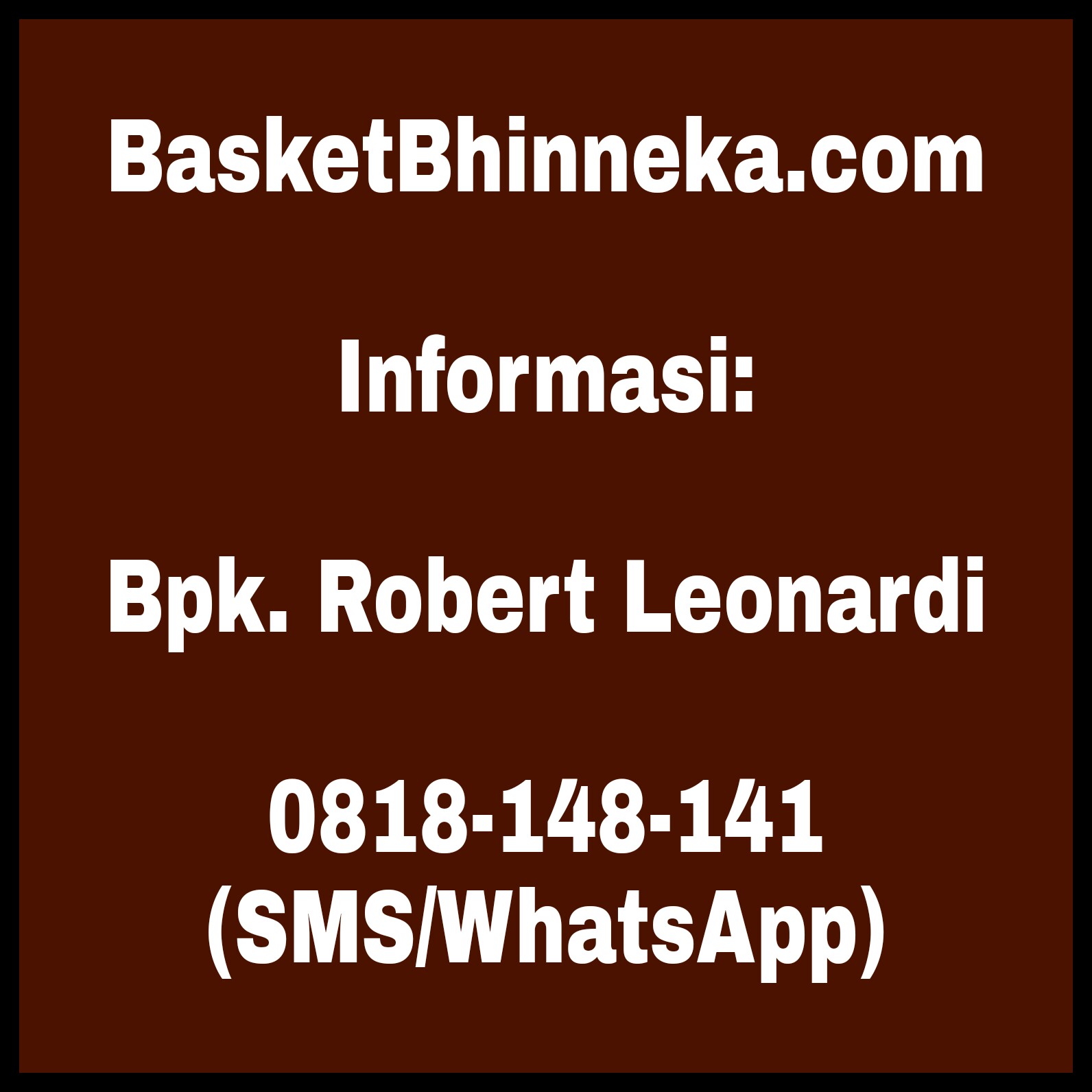 Basket Bhinneka Contact Person